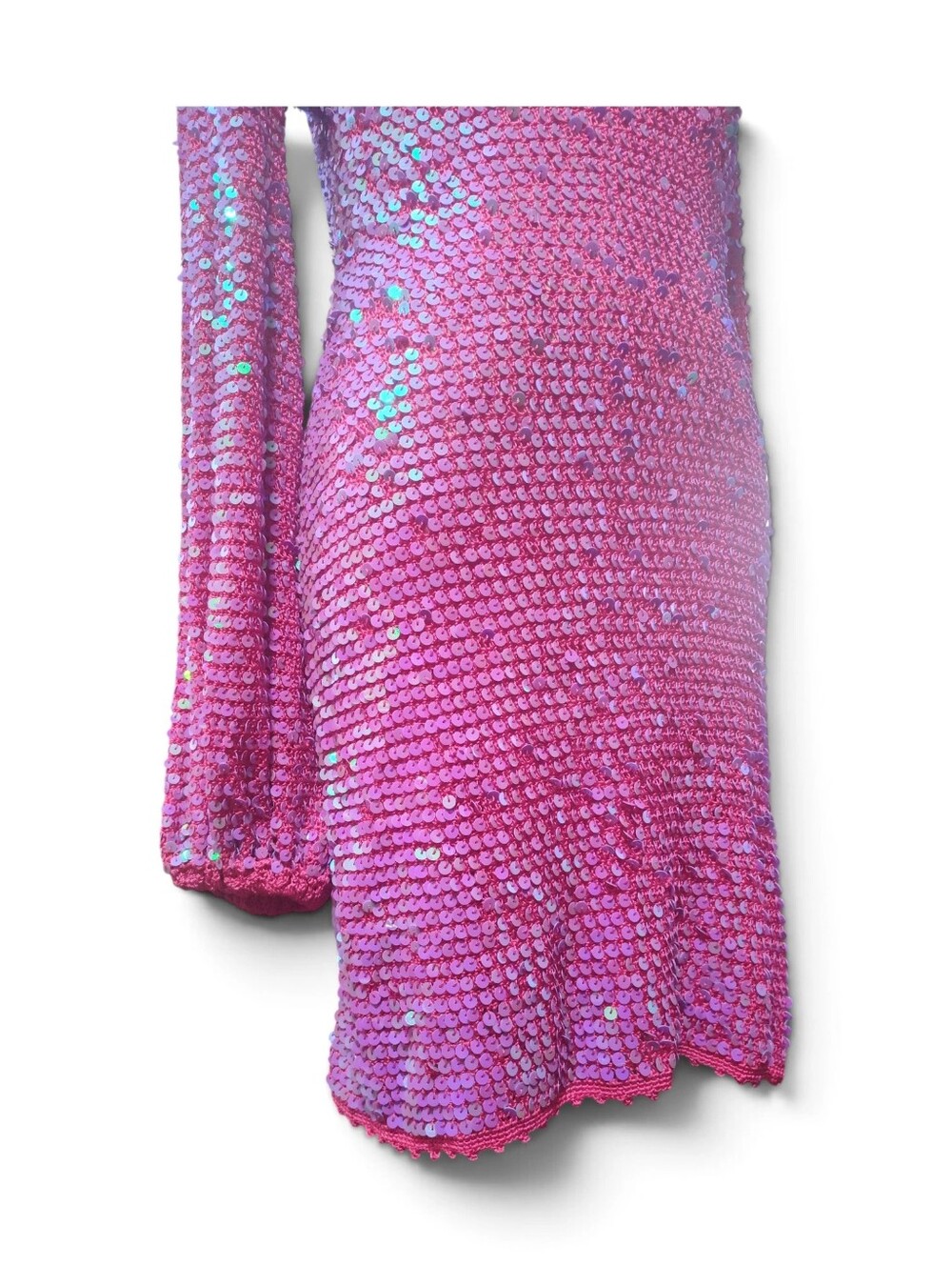 Retrofete Tara Sequin Mini Dress Womens Size Medium Large - Bold Colors - Party - Picture 6 of 12